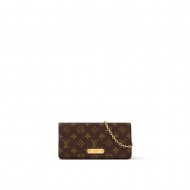 Louis Vuitton Wallet On Chain Lily Monogram coated canvas M82509 Top