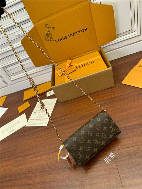 Louis Vuitton Wallet On Chain Lily Monogram coated canvas M82509 Top