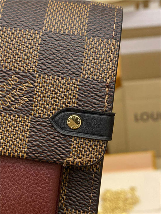 Louis Vuitton VAVIN CHAIN WALLET Damier Ebene N60222 Top