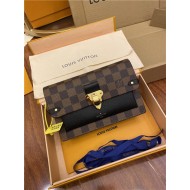 Louis Vuitton VAVIN CHAIN WALLET Damier Ebene N60221 Top