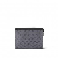 Louis Vuitton POCHETTE VOYAGE MM Monogram Eclipse coated canvas and Monogram Eclipse Reverse coated canvas M69535 Top