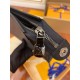 Louis Vuitton POCHETTE VOYAGE MM Monogram Eclipse coated canvas and Monogram Eclipse Reverse coated canvas M69535 Top