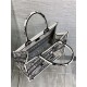 MEDIUM Dior BOOK TOTE Butterfly Bandana Embroidery Black High