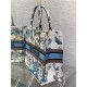 LARGE Dior BOOK TOTE Toile de Jouy Mexico Embroidery Black High