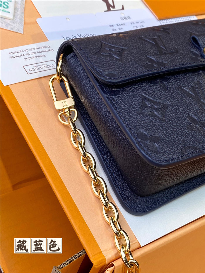 Louis Vuitton Wallet On Chain Métis Monogram Empreinte M82671 High