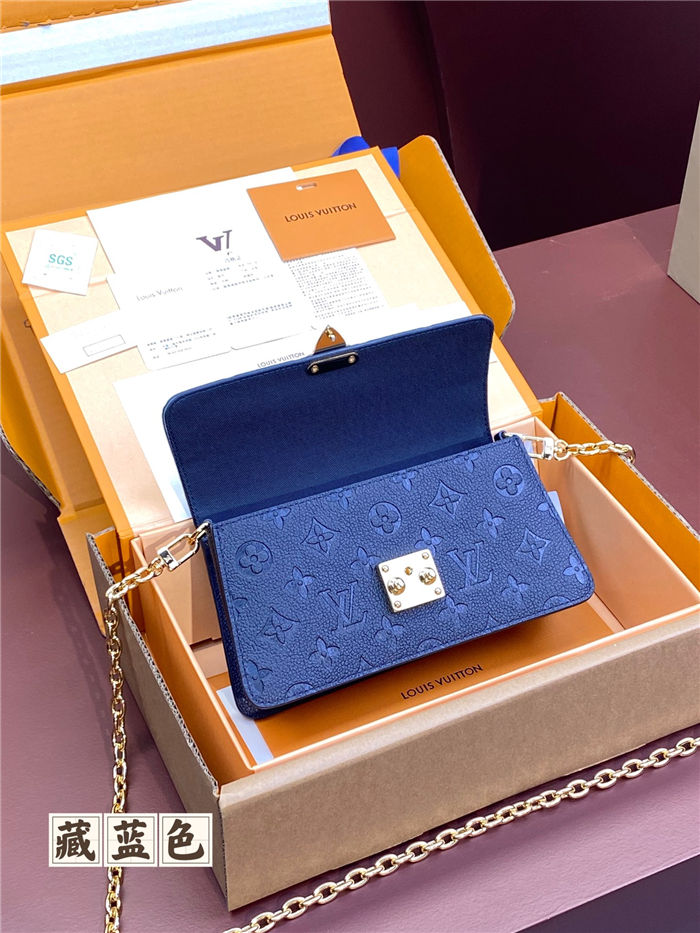 Louis Vuitton Wallet On Chain Métis Monogram Empreinte M82671 High