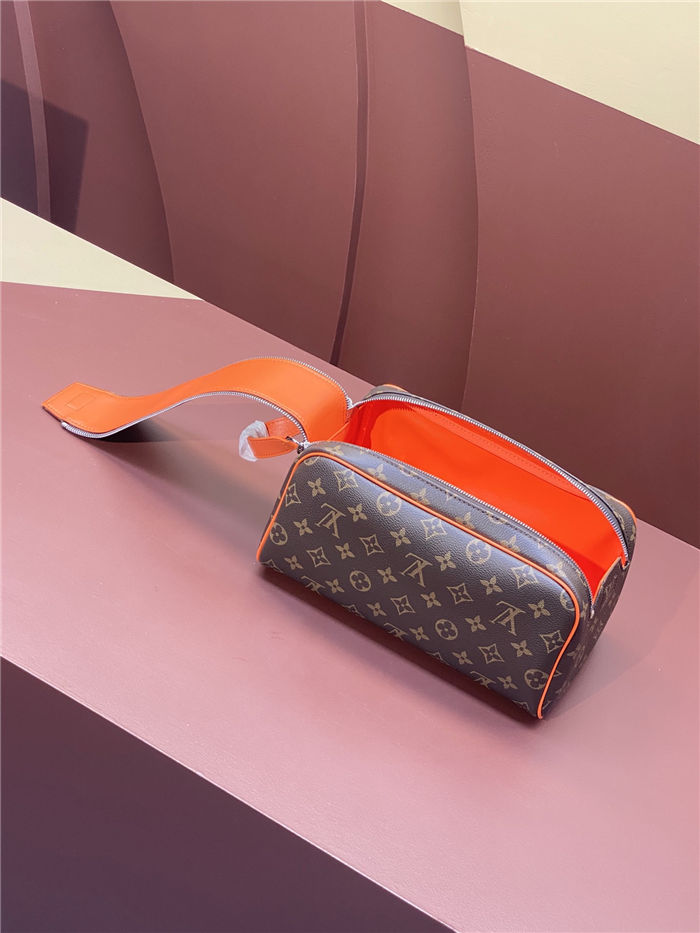 Louis Vuitton King Size Toiletry Bag Monogram Canvas M47528 Orange High