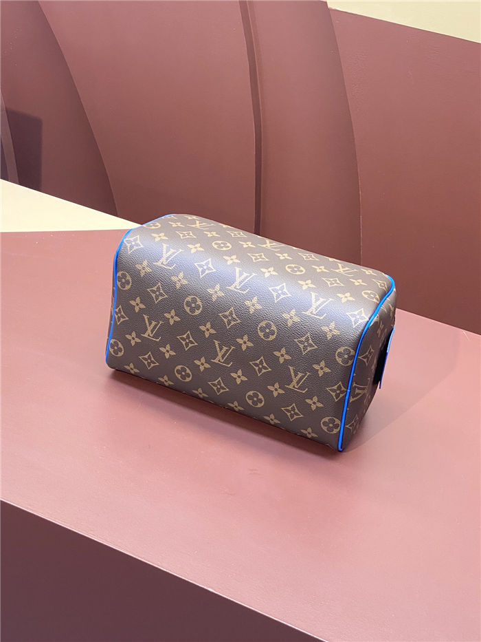 Louis Vuitton King Size Toiletry Bag Monogram Canvas M47528 Blue High