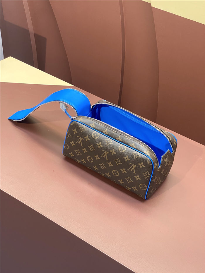 Louis Vuitton King Size Toiletry Bag Monogram Canvas M47528 Blue High