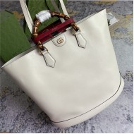 Gucci Diana Large Tote bag Leather 746270 White High