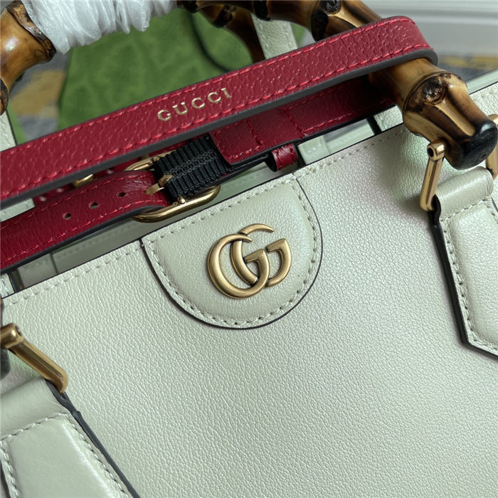 Gucci Diana Large Tote bag Leather 746270 White High