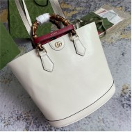 Gucci Diana Medium Tote bag Leather 750394 White High