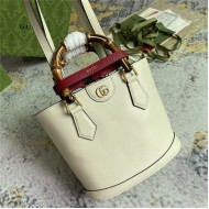 Gucci Diana Small Tote bag Leather 750396 White High