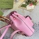 Gucci BAMBOO SMALL BACKPACK 702101 Leather Pink High