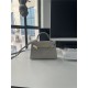 Hermes Kelly Mini II Bag Epsom Leather WAX Silver/Gold Metal Pearl Gray High