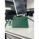 Hermes Kelly Mini II Bag Epsom Leather WAX Silver/Gold Metal Malachite High