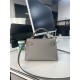 Hermes Kelly Mini II Bag Epsom Leather WAX Silver/Gold Metal Gris Meyer High