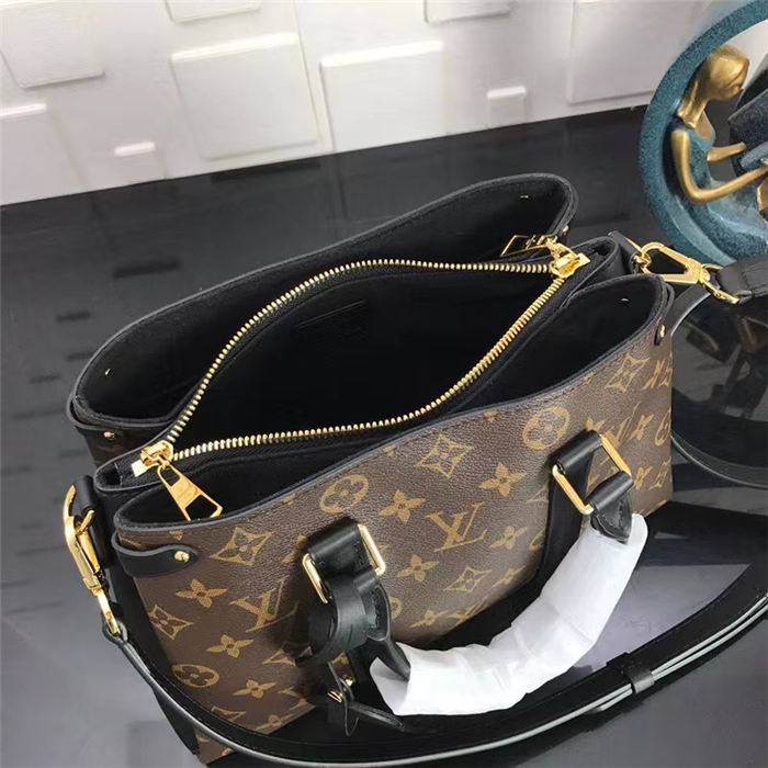 Louis Vuitton Soufflot BB Bag Monogram Canvas Black High