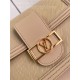 Louis Vuitton DAUPHINE MM Epi M23635 Kahki High