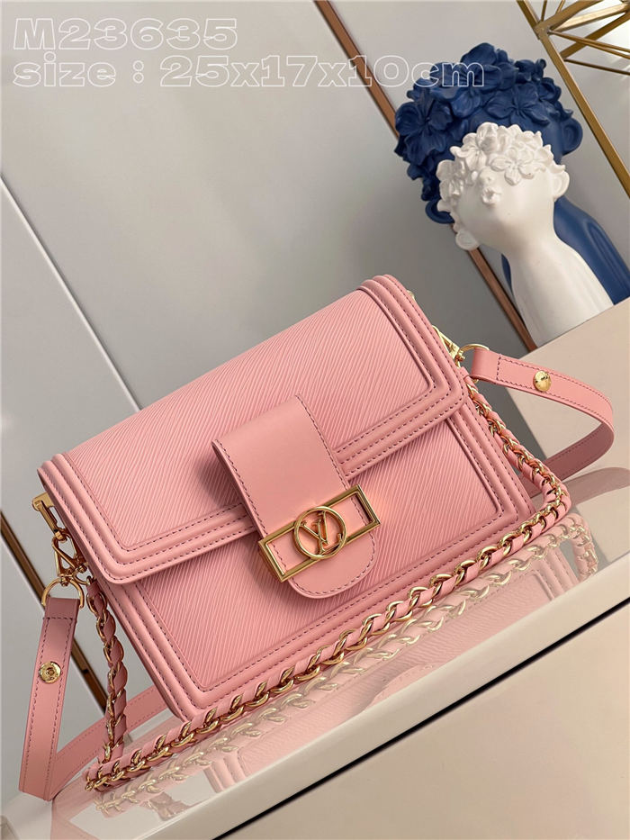 Louis Vuitton DAUPHINE MM Epi M23635 Pink High