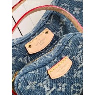 Louis Vuitton Croissant MM Monogram Denim M46856 High