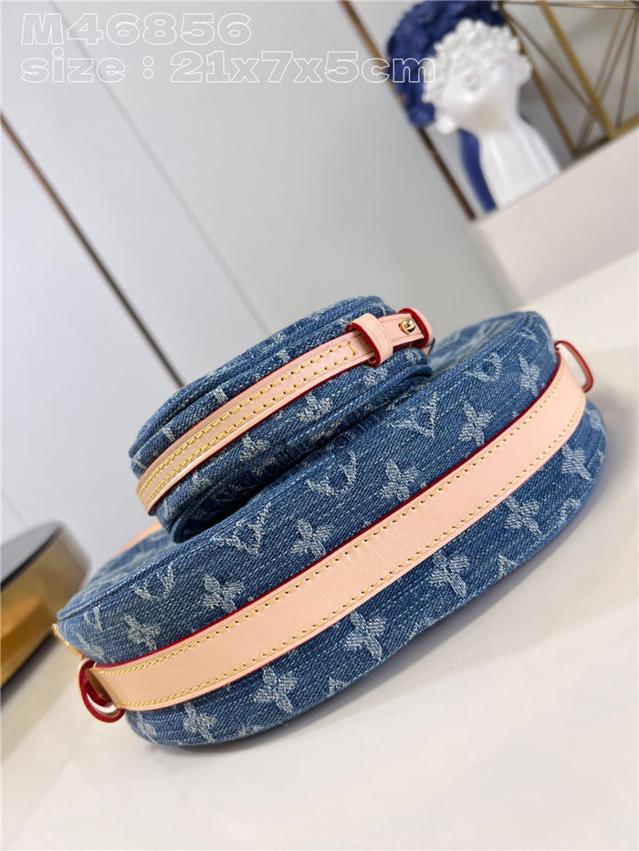 Louis Vuitton Croissant MM Monogram Denim M46856 High