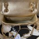 Chanel MINI FLAP BAG & STAR COIN PURSE AS4647 Mirror Calfskin, Metallic Calfskin & Gold-Tone Metal Gold A