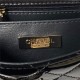 Chanel MINI FLAP BAG & STAR COIN PURSE AS4646 Calfskin & Gold-Tone Metal Black A