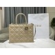 MEDIUM Dior BOOK TOTE Macrocannage Calfskin Beige High