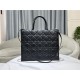 LARGE Dior BOOK TOTE Macrocannage Calfskin Black High