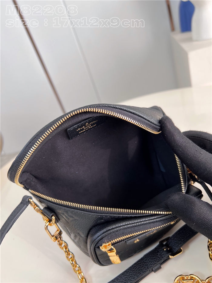 Louis Vuitton Mini Bumbag Monogram Empreinte embossed supple grained cowhide leather M82208 Black High