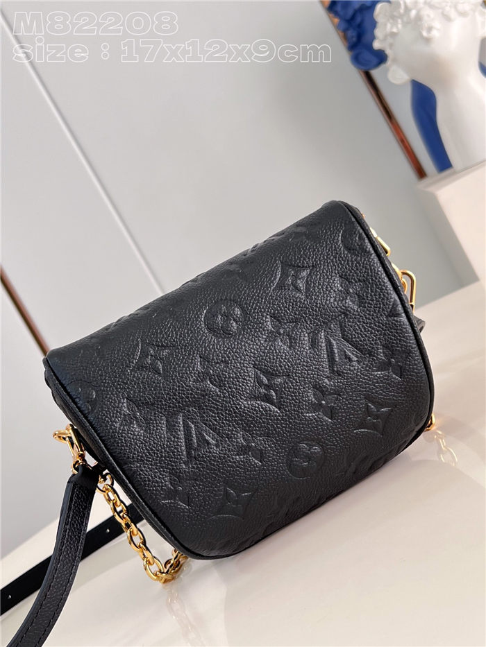 Louis Vuitton Mini Bumbag Monogram Empreinte embossed supple grained cowhide leather M82208 Black High