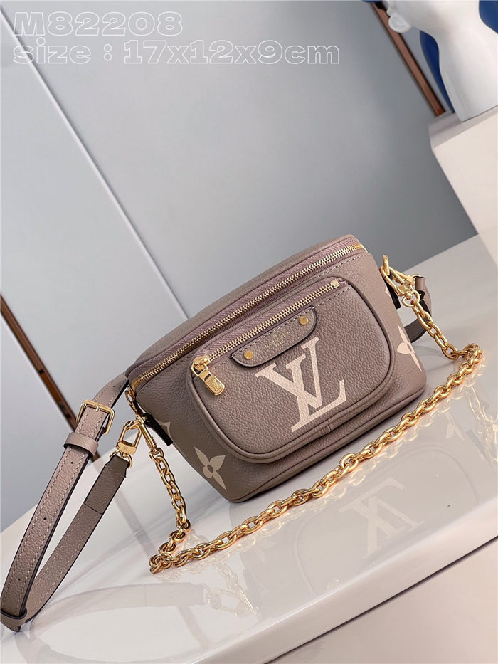 Louis Vuitton Mini Bumbag Monogram Empreinte embossed supple grained cowhide leather M82208 High