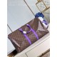 Louis Vuitton Keepall Bandoulière 50 Monogram Macassar M46775 Purple High