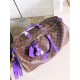 Louis Vuitton Keepall Bandoulière 50 Monogram Macassar M46775 Purple High