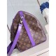 Louis Vuitton Keepall Bandoulière 50 Monogram Macassar M46775 Purple High