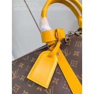 Louis Vuitton Keepall Bandoulière 50 Monogram Macassar M46771 Yellow High