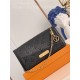 Louis Vuitton Lily wallet on chain Monogram Empreinte M83233 Black High