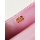 Chanel FLAP BAG & STAR COIN PURSE AS4648 Mirror Calfskin, Metallic Calfskin & Gold-Tone Metal Pink A