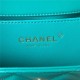 Chanel MINI FLAP BAG Calfskin & Gold-Tone Metal AS2615 Green A