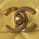 Chanel MINI FLAP BAG Calfskin & Gold-Tone Metal AS2615 Yellow A