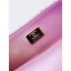 Chanel MINI FLAP BAG & STAR COIN PURSE AS4646 Mirror Calfskin, Metallic Calfskin & Gold-Tone Metal Pink A