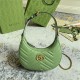 GG Marmont half-moon-shaped mini bag Green-Lt 699514 High