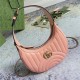 GG Marmont half-moon-shaped mini bag Orange 699514 High