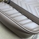 GG MARMONT MEDIUM SHOULDER BAG 443496 Leather Milk-Tea High