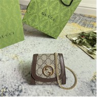 Gucci GUCCI BLONDIE MEDIUM CHAIN WALLET 725219 GG Supreme canvas High