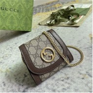 Gucci GUCCI BLONDIE MEDIUM CHAIN WALLET 725219 GG Supreme canvas High