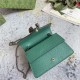 DIONYSUS MINI TOP HANDLE BAG 752029 Leather Green high