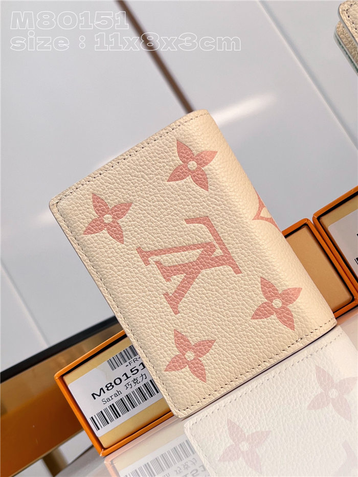 Louis Vuitton CLÉA WALLET Monogram Empreinte M80151 Chocolate High