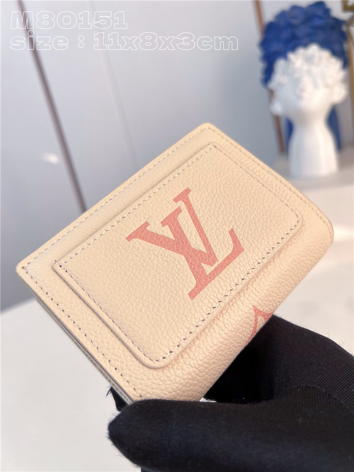 Louis Vuitton CLÉA WALLET Monogram Empreinte M80151 Chocolate High